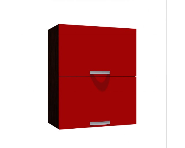 Corp superior 60 cu 2 usi orizontale Zebra rosie Corp superior 60 cu 2 usi orizontale Zebra rosie